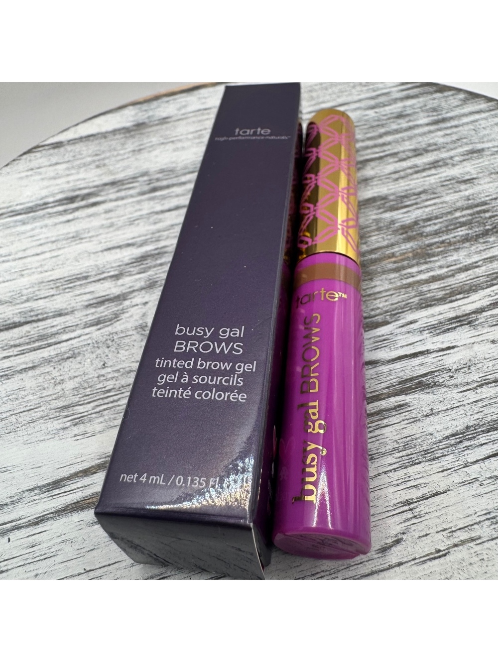 Tarte Busy Gal Brows Tinted Brow Gel TAUPE .135 oz Full Size Brand New in Box